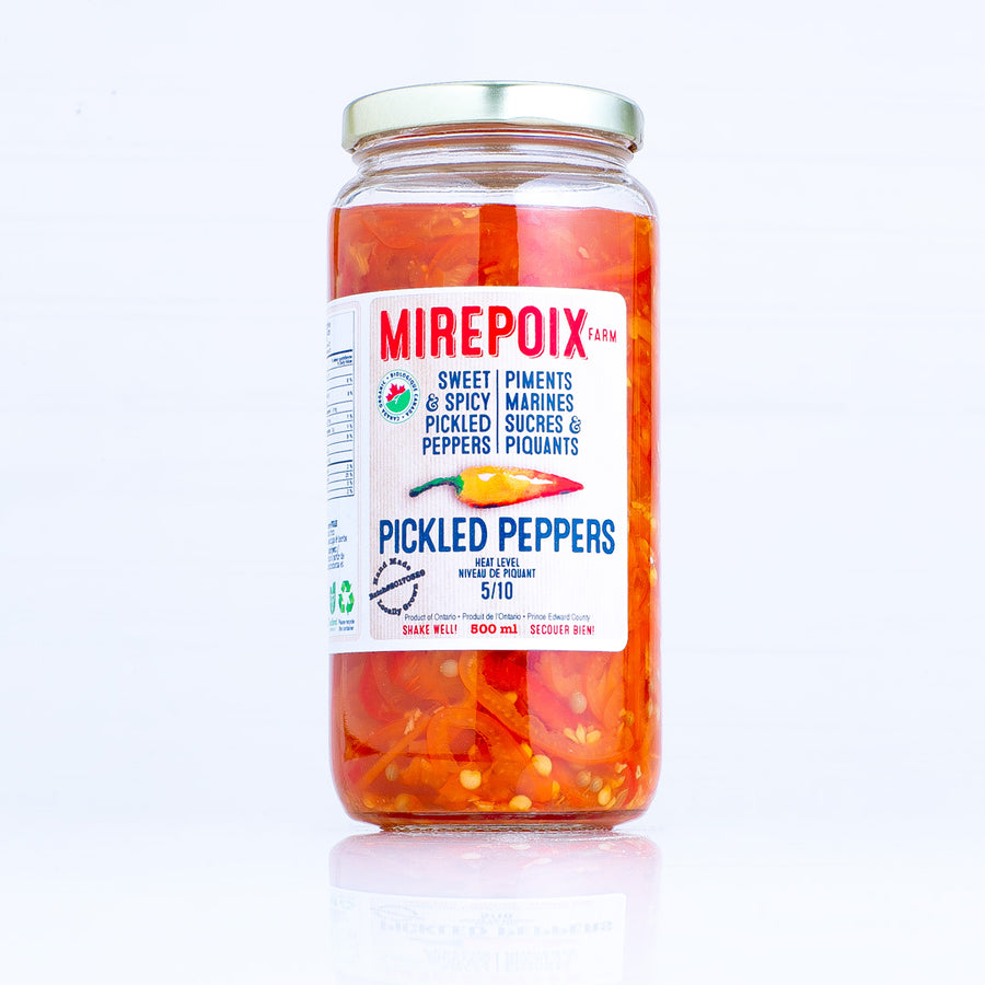 Sweet & Spicy Pickled Peppers Organic